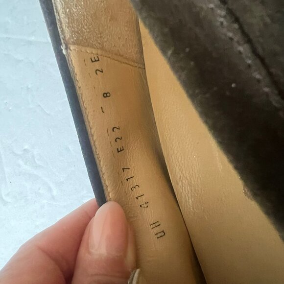 $895 MENS NEW SALVATORE FERRAGAMO SUEDE LOAFER MOCCASIN SIZE 8 US - Picture 4 of 7